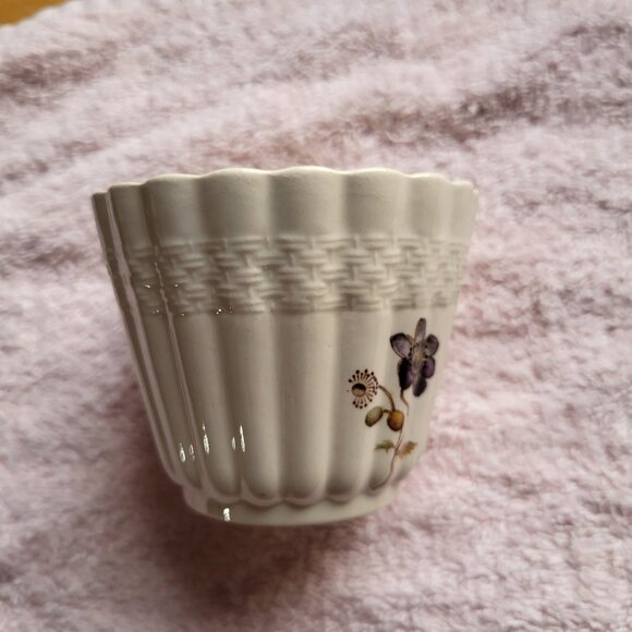 SPODE COPELAND CHINA TEA CUP BASKET WEAVE WICKER LANE MADE IN ENGLAND 'BIN F - Picture 2 of 7